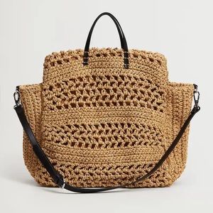 Mango raffia bag